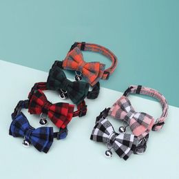 Cat Collars & Leads Collar With Bell Bow Adjustable Pet Supplies Separate Suitable For Kitten 1 Piece