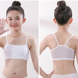 YUMILY Age 12-18 Girls Cotton Adjustable Straps Training Bra Fabulous Thin Padded Bralette Set 