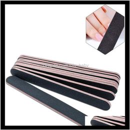 100Pcs Nail Art Sanding Salon Buffer Nail Files Sandpaper Manicure Uv Gel Polisher Manicure Pedicure Nail Tools 18*2Cm Wpioh Cl9Zl