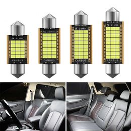 1X Festoon C10W C5W LED Canbus Bulb 31mm 36mm 39mm 41mm 2016 Error Free Auto Signal Lamp Interior Reading Lamps Dome Light White