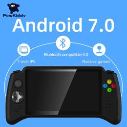 Powkiddy X17 7 inch IPS HD Touch Screen DDR3 2GB RAM eMMC 32GB ROM bluetooth-compatible 4.0 Android 7.0 Wifi Game Console Player