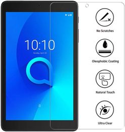 For Alcatel Joy Tab 2 8'' 9H Hardness HD Clear Screen Protector Bubble Free Anti-Scratch Tempered Glass With Retail Package