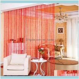 Curtain Deco El Supplies Home Gardencurtain & Drapes Straight String Curtains Patio Net Fringe For Door Screen Windows Divider Cut To Size 8