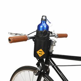 car bike holder Canada - Car Organizer Bicycle Bottle Bag Bike Handlebar Front Tube Insulation Pouch Military Cycling Kettle Holder