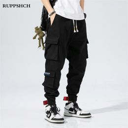 Spring Autumn Men Sports Cargo Pants Men Harlan High Quality Large Size Loose Casual Pants Men Ankle-Length Pants M-8XL 211013