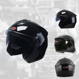 Motorcycle Helmets Cool Helmet Electric Bike Dual Lens Visor Men Women Summer Scooter Moto