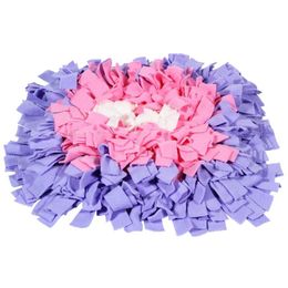 Cat Beds & Furniture Dog Snuffle Mat Pet Stress Relieving Nosework Training Washable Mixed Colour Feeding Smell 18 Inch X Inc