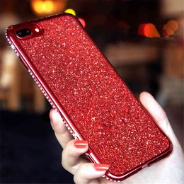 Bling Glitter Cases For Xiaomi Mi 9T A3 Lite 10 Pro A Redmi Note 9S 9 S 7 6 5 8 T Pro 8T 8A 10X Diamond Silicone Cover