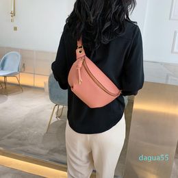Shoulder Bags Women Bag Messenger PU Leather Chest Large Capacity Waist Shooper Mobile Phone