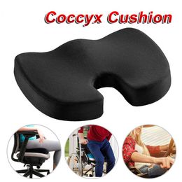 Unisex Travel Coccyx Orthopaedic Car Office Chair Seat Wedge Cushion Pads Posture Support Pain Relief Soft Memory Foam U-Type