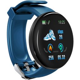 D18 Bluetooth Smart Watch Wristbands Men Blood Pressure Smartwatch Women Waterproof Sport Heart Rate Fitness Tracker Smart Clock Watches UF159