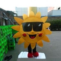 Halloween Sunflower Mascot Costume High quality Cartoon Sun Flower Anime theme character Christmas Carnival Costumes Adults Size Birthday Party Outdoor Outfit