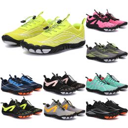 fingered shoes UK - 2021 Four Seasons Five Fingers Sports shoes Mountaineering Net Extreme Simple Running, Cycling, Hiking, green pink black Rock Climbing 35-45 color60
