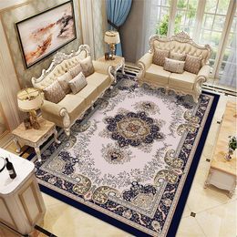 Carpets Turkish Floral Vintage Flowers 3d Print Non Slip Microfiber Living Room Decorative Modern Washable Area Rug Mat