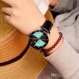 Woman student fashion watch Simple Quartz Wristwatch sports car style Red White Black PU band girl Casual watches unique Gift clock