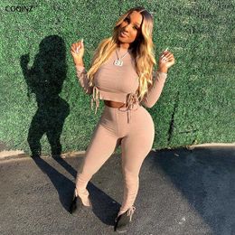 Two Piece Outfits For Women Tracksuit 2 Piece Sets Womens Jogging Sweat Suits Matching Sets African Winter Bulk Clothes K20607S 210712