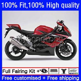 Body Factory red Injection Mold OEM For SUZUKI 1000CC GSX-R1000 2005-2006 MOTO Bodywork 26No.99 GSXR 1000 CC K5 GSXR1000 2005 2006 GSXR-1000 05 06 100% Fit Fairing