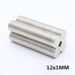 50pcs N35 Round Magnets 12x1mm Neodymium Permanent NdFeB Strong Powerful Magnetic Mini Small magnet