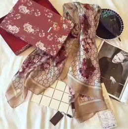 Echarpe Scarf Classic Spring and Summer Highquality Scarves 18090cm Outdoor Travel Fashion Scarv