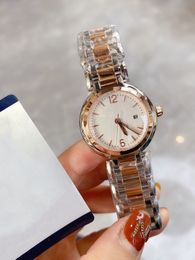 Classic brand Geometric Number watches Casual stainlesss steel sapphire Quartz Wristwatches Women sport calendar clock 30mm