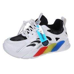 New Design Summer Girls Shoes Breathable kids Sneakers Cute Cartoon Boy Running Shoes Comfortable Non-slip Children Footwear G1025