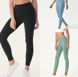 Yoga Outfit Women Sweat pants High Waist Sports Gym Wear Leggings Elastic Fitness Lady Overall Full Tights Workout Womens Yoga Pant sport Sweatpants