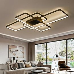 Nordic With Remote Control Led Ceiling Lights Living Room Bedroom Furniture Kitchen Fixture For Home Interior Lustre Salon Decor