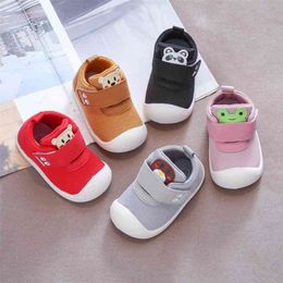 Infant Toddler Shoes Autumn Girls Boys Casual Shoes Soft Bottom Non-slip Cartoon High Quality Baby First Walkers Shoes 210326