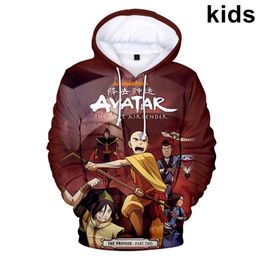 avatar 2 NZ - Men's Hoodies & Sweatshirts 3D Print 2 To 14 Years Kids Hoodie Anime Avatar The Last Airbender Ed Sweatshirt Boys Girls Cartoon Jacket Teen