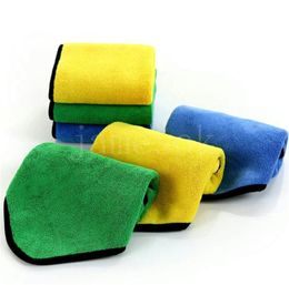 Super Absorbent Dishcloth Family Cleaning Towel Coral Velvet Double Sided Thickened Car Wash Towels 30*30cm DD178