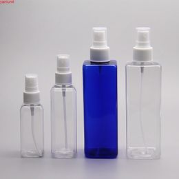 30ML 60ML 250ML X 24 Perfume Spray PET Square Bottle,Spray Travel Bottle With Mist Pump,Empty Cosmetic Container Sprayergood high qualt