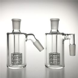 4.5 Inch Glass Bong Ash Catchers 14mm 18mm Hookah Thick Pyrex Clear Bubbler Smoking Catcher 45 90 Degree Ashcatcher Water Pipes