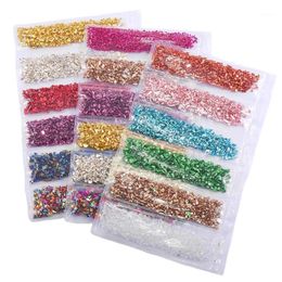Party Decoration Crushed Glass Irregular Metallic Chips For Craft DIY Vase Filler Epoxy Resin Mold Scrapbooking Jewelry Making