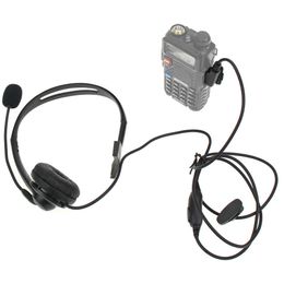 Baofeng 2-Pin Noise Cancelling Walkie Talkie Single Headset Headphones with Mic