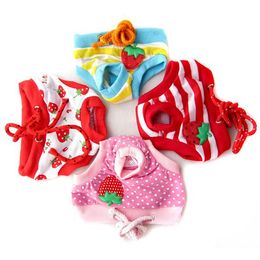 Dog Apparel Cute Pet Cotton Cosy Panty Shorts Pants Underwear Pets Dogs Puppy Diaper Striped Polka Dots Sanitary1.