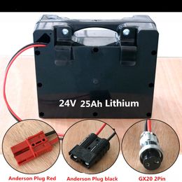 24V 25Ah electric wheelchair lithium ion battery pack with ABS case for Golf trolleys Solar energyOutdoor headlamp home inverter