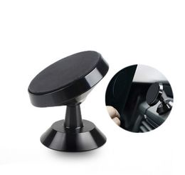 360° Rotation Strong Magnetic Car Bracket Phone Holder Aluminium Alloy Metal Desktop Magnetic Mount For Samsung iPhone