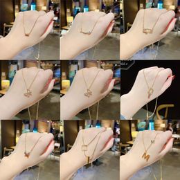Chains JUWANG INS Women Choker Necklace Fashion Jewellery Korean Tennis Sweater Clavicle Chain Necklaces For Party Collares