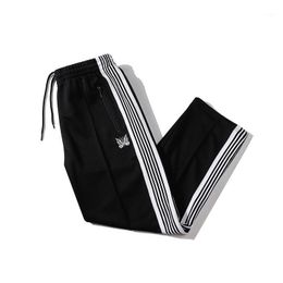 Descuento Pantalon A Rayas Blanco Negro Mujer 2022 en venta en DHgate.com