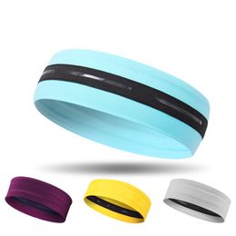 Sweatband Sports Headband Sweat Absorb Elastic Head Band Yoga Fitness Cycling Jogging Accessories Fashion Forehead Hair Wear Volleyball