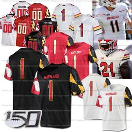 Custom Men Women Youth Maryland Terrapins Football Jersey Taulia Tagovailoa Dontay Demus Jr. Tayon Fleet-Davis Isaiah Jacobs Rakim Jarrett Tarheeb Still Diggs Cobbs