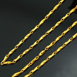 Chains 24k Gold Plated Necklace For Women Dollar Treasure Chain Wedding Fashion Jewellery Vietnam Sand Collares