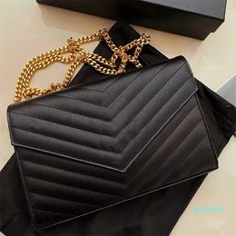 Designer -Woman Bag Handbag Purse Genuine Leather High Quality Women Messenger Cross Body Chain Clutch Shoulder Bags Wallet