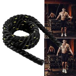 Jump Ropes Fitness Aerobic Exercise Sports Workout Improve Strength Thick Weighted Training Rope Lose Weight Home Gym Building Muscle