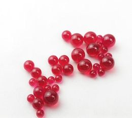 New 4mm 6mm 8mm Ruby Terp Pearls Dab Beads Insert Smoking Tools For Beveled Edge Quartz Banger Glass Bongs Dab Rigs Water