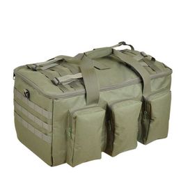 Outdoor Climbing Travel Backpack Handbag Waterproof Camouflage Tactical Luggage Shoulder Bag Rucksacks 50L Big Capacity Hand Bag Q0721