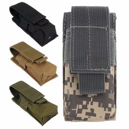 Outdoor Bags 1Pcs Camouflage Bag Multifunction Tactical Small Single-link Durable Camping Accessories
