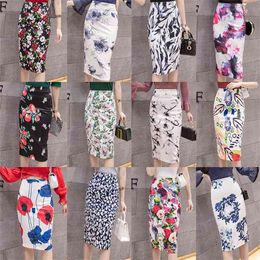 skirts womens midi Pencil High Waist Slim Bodycon vintage Skirts korean jupe official store Falda y2k skirt 210520