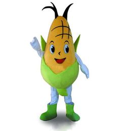 Halloween Corn Mascot Costume High Quality Cartoon vegetable Plush Anime theme character Adult Size Christmas Carnival Birthday Party Fancy Outfit