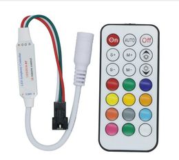 New RGB Controller 21 Key for Led Strip WS2811 TM1804 Pixel Module Light DC5V-24V Control Cabinet